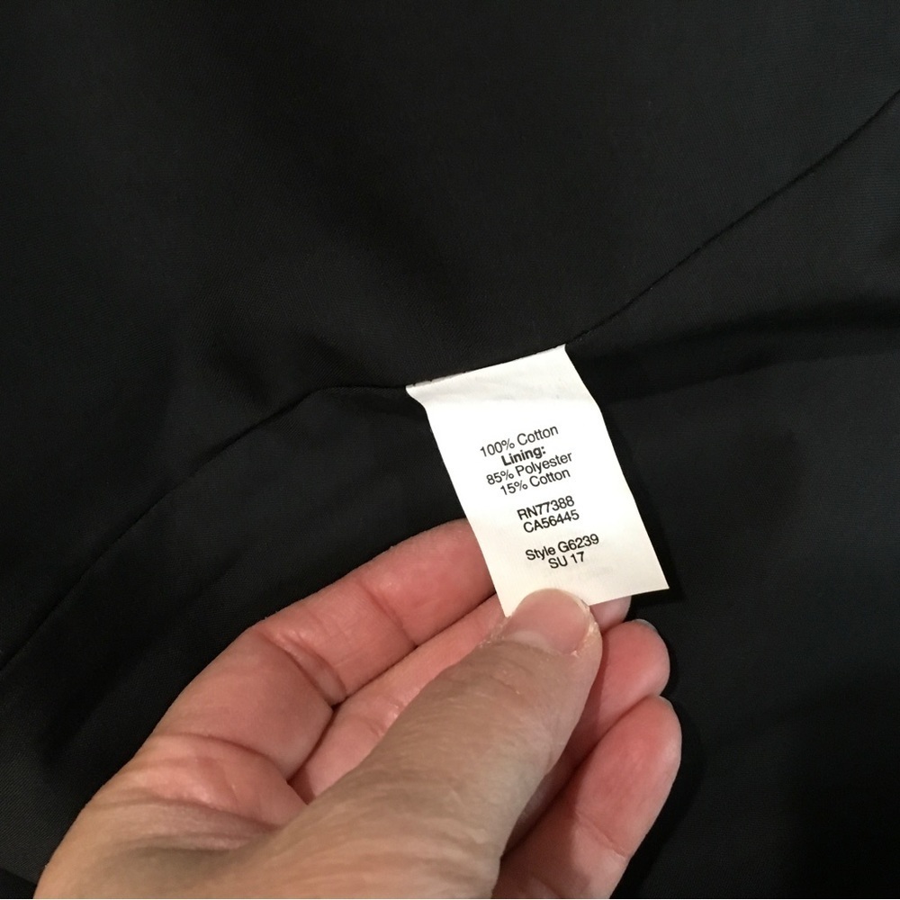 J. Crew dress Eyelet Mini Fit&flare Black women 4 AR986 - Picture 4 of 7